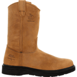 Georgia Boot Mississippi Tan 9 Farm and Ranch Pull On Work Boot Size (M)