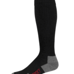 Rocky Black Large Mens Merino Wool over the calf All Season Boot Socks 1 Pair Pack (as1 alpha l regular regular )