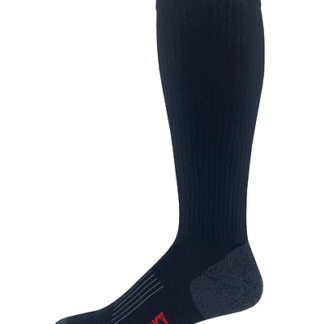 Rocky Black Large Mens Ultra Dri Compression Tall Boot Socks 1 Pair Pack (as1 alpha l regular regular )