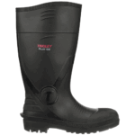 TINGLEY Black 10 Women/8 Men unisex adult Rubber Workboot Rain Boot 10 Women 8 Men US