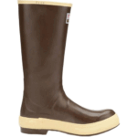 Xtratuf TanCopper 10 XTRATUF Mens Fishing Watertight Latex Neoprene Arch Support Slip Resistant Traction Legacy Boots 15in - Plain Toe Copper/Tan