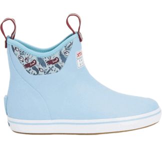 Xtratuf Blue Mermaid LifeLight Blue 8 XTRATUF Women's Salmon Sisters Ankle Deck Boot Color: Light Blue/Blue Mermaid Size: (XWAB-2BM-BLU-00)