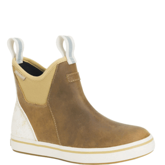 Xtratuf Taupe 8 XTRATUF Women's Leather Ankle Deck Boot Color: /Scales Size: (XWAL-901-TAN-00)