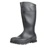 SERVUS BlackSteel Toe 10 Servus Comfort Technology 14 PVC Steel Toe Men's Work Boots Black - Steel Toe