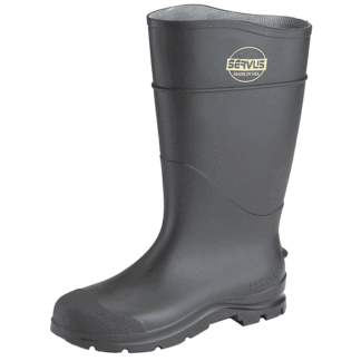 SERVUS Black 7 Servus Comfort Technology 14 PVC Soft Toe Men's Work Boots