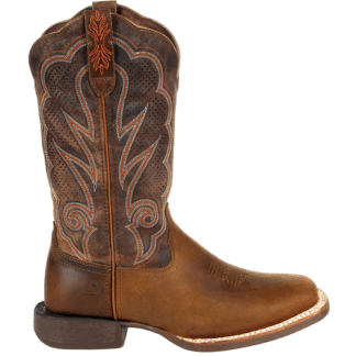 Durango Distressed Cognac 9 Wide Lady Rebel Pro. Women's Cognac Ventilated Western Boot Size 9(W)