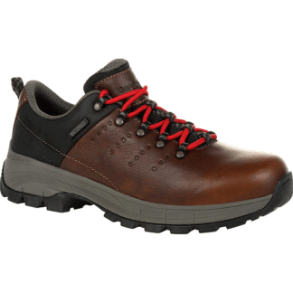 Georgia Boot Brown 10.5 Wide Eagle Trail Waterproof Oxford Size 10.5(W)