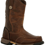 Georgia Boot Brown 14 GEORGIA BOOT Athens 360 Steel Toe Waterproof Pull-on Work Boot Size (M)