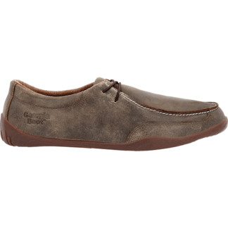 Georgia Boot Brown 10 Wide GEORGIA BOOT Cedar Falls Wallabe Shoe Size 10(W)