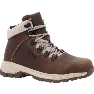 Georgia Boot Brown 10 Eagle Trail Women's Alloy Toe Waterproof Hiker Size (M)