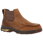 Georgia Boot Brown 13 Athens SuperLyte Waterproof Work Chelsea Boot Size (M)