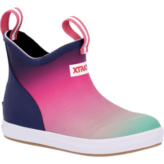 Xtratuf AuroraPurple 3 Big Kid XKAB5AURM030 Kids Ankle Deck Medium Purple Aurora 3