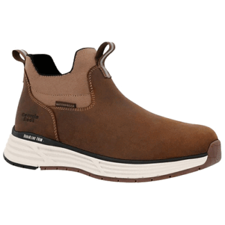 Georgia Boot Brown 8 Wide DuraBlend Sport Waterproof Chelsea Work Boot Size 8(W)
