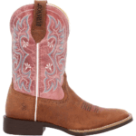 Durango Rusty Brown and Dusty Rose 7 Women's Shyloh Western Boot Rusty Brown And Dusty Rose Size (M)