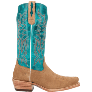 Durango Fawn and Gypsy Teal 6 Women's Arena Pro Elite. Western Boot Fawn And Gypsy Teal Size (M)