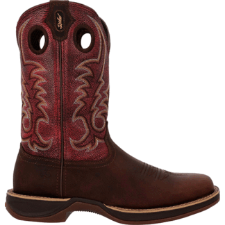 Durango Coffee and Sangria Red 8 Wide Rebel. Ultra-Lite Western Boot Coffee And Sangria Red Size 8(W)