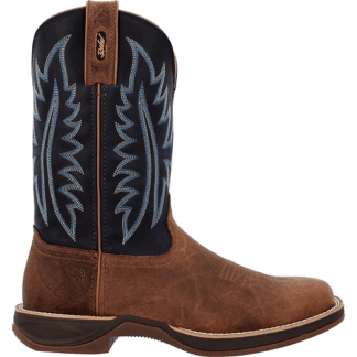 Durango Cognac and Sapphire Blue 8 Wide Rebel. Ultra-Lite Western Boot Cognac And Sapphire Blue Size 8(W)