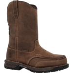 Georgia Boot Brown 11 Wide Athens 360 11 Pull-On Waterproof Moc-Toe Nano Composite Toe Work Boot Size 11(W)