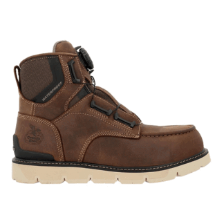Georgia Boot Brown 11 Mens Carbon Flex 6 Inch Boa Electrical Moc Toe Work/Duty - - Size M