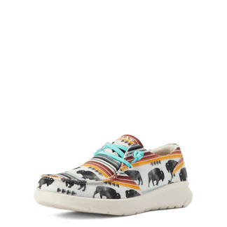 ARIAT Buffalo Print 9 Womens Hilo Shoe