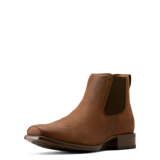 ARIAT Rough Tan 11 Wide Ariat Men's Booker Ultra Square Toe Western Boot