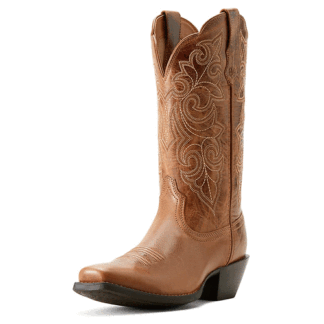 ARIAT Ready Russet 8.5 Ariat Women's Round Up Square Toe Western Boot