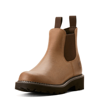ARIAT DistressedNatural 7 Ariat Women's Fatbaby Chelsea Western Boot Distressed Natural