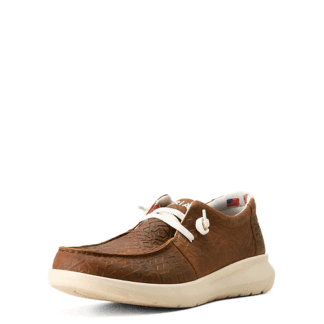 ARIAT Mahogany Blanket Emboss 10.5 Ariat Men's Hilo Shoe