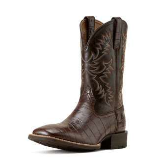 ARIAT Bitter Chocolate 11 Men's Sport Latigo Wide Square Toe Cowboy Boot
