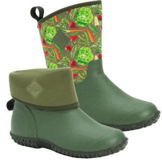 MUCK Grey 6 Women's Muckster II Mid - Gray Floral Size (M)