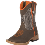Double Barrel Brown 7.5 Infant Western Boots Boys Buck Shot 44118222