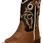 Dbl Barrel Brown 7 Infant M&F Western Kids Baby Boy's Trace (Toddler) /Black 7 Toddler