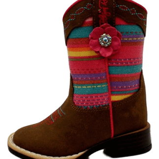 Blazin Roxx M&F Western Baby Girl's Camilla (Toddler) Medium Brown Distressed US 6.5 Toddler M