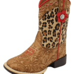 M&F Western Products 2 Big Kid TWISTER Youth Hannah Leopard Western Boot Multi 2 M