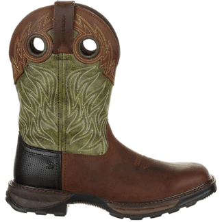 Durango Forest GreenOiled Brown 13 Maverick XP. Waterproof Western Work Boot Oiled Brown And Forest Green Size (M)