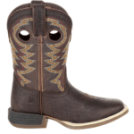 Durango Dark Bay 8 Little Kid Lil' Rebel Pro. Little Kid's Brown Western Boot