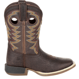 Durango Dark Bay 3 Little Kid Lil' Rebel Pro. Little Kid's Brown Western Boot