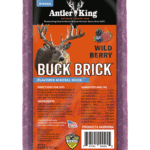 Antler King 4 Pound (Pack of 1) Wild Berry Flavored Buck Brick Deer Attractant 4 lb Brick
