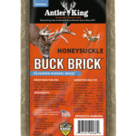 Antler King Multicolor 4 Pound (Pack of 1) Honeysuckle Flavored Buck Brick Attractant for Deer | 4 lb Mineral Brick Deer Attractant