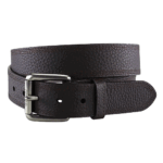 ARIAT Brown 36 Men's Full-Grain Leather Belt with Silver Buckle