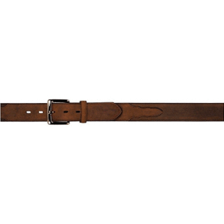 3D Belt Brown Brass 38 3D Western Belt Mens Overlay Feathered Edge Brass Brown D5600