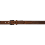 3D Belt Brown Brass 40 3D Western Belt Mens Overlay Feathered Edge Brass Brown D5600
