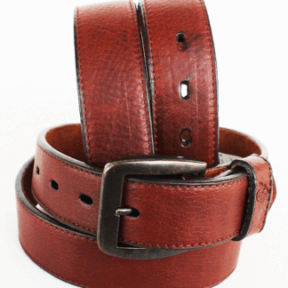 Georgia Boot Dark Brown Georgia Men's Dark Pebble Leather Work Belt 38