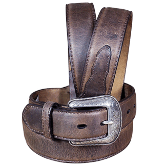 3 D Belt Company Brown 32 3D 1 1/2 Men's Western Basic Belt