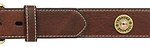 Badger Brown Brass 34 1 1/2 Men's Dark Brown Outdoor Belt ()
