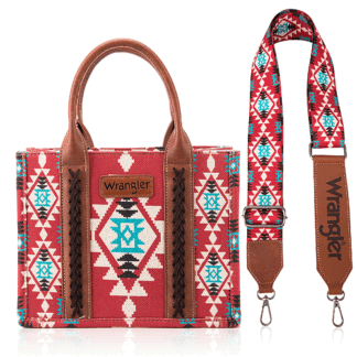 Montana West Angel Diamond Burgundy-guitar Strap M Medium Wrangler Purse Western Aztec Tote Bag for Women 3-in-1 Convertible Purse with Detachable Guitar Strap Multi-Pocket Structured Cotton Canvas Work Daily Bag WG2203-8120SBDY