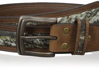Nocona Belt Co. Mossy Bark 34 Nocona Men's Camo Center Inlay Mossy Oak Camo