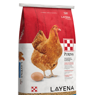 Purina Layena Pellets Chicken Feed for Laying Hens 50 lbs