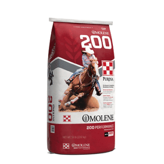 Purina 50 Pound Omolene #200 Performance Horse Feed | 50 pounds (50 lb) Bag
