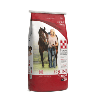 Purina Equine Senior Horse Feed | 50 Pound (50 LB) Bag